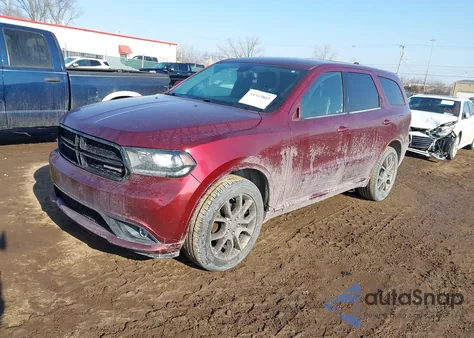 2016 Dodge Durango Limited z USA, uszkodzony, nr VIN 1C4RDJDG0GC430323